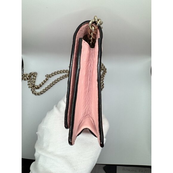 Kate‎ Spade Alexander Avenue Pink Ostrich-Embossed Leather Crossbody Wallet With - Picture 5 of 13